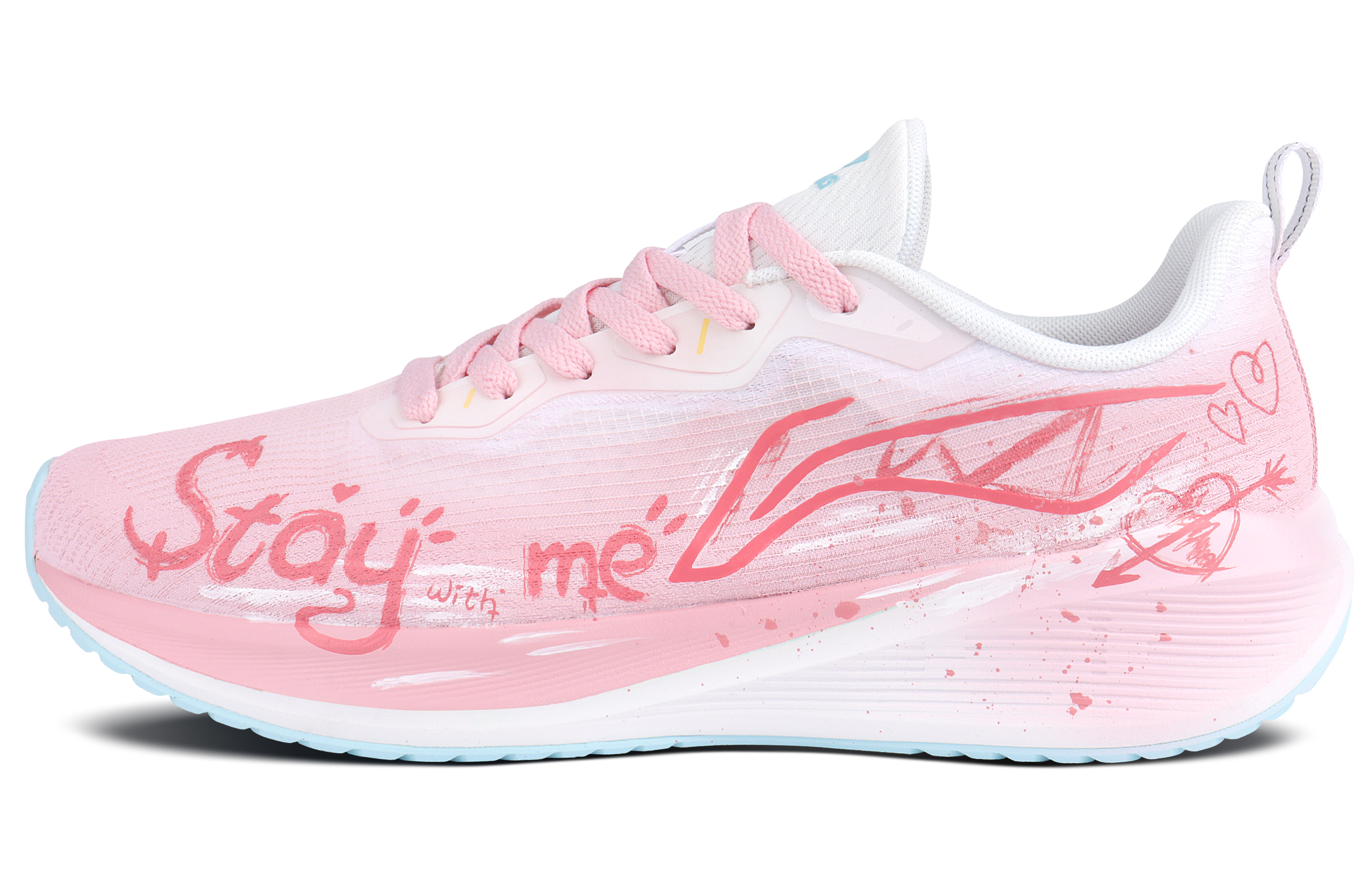 LINING Wuyue Running Shoes Men's Low top Pink