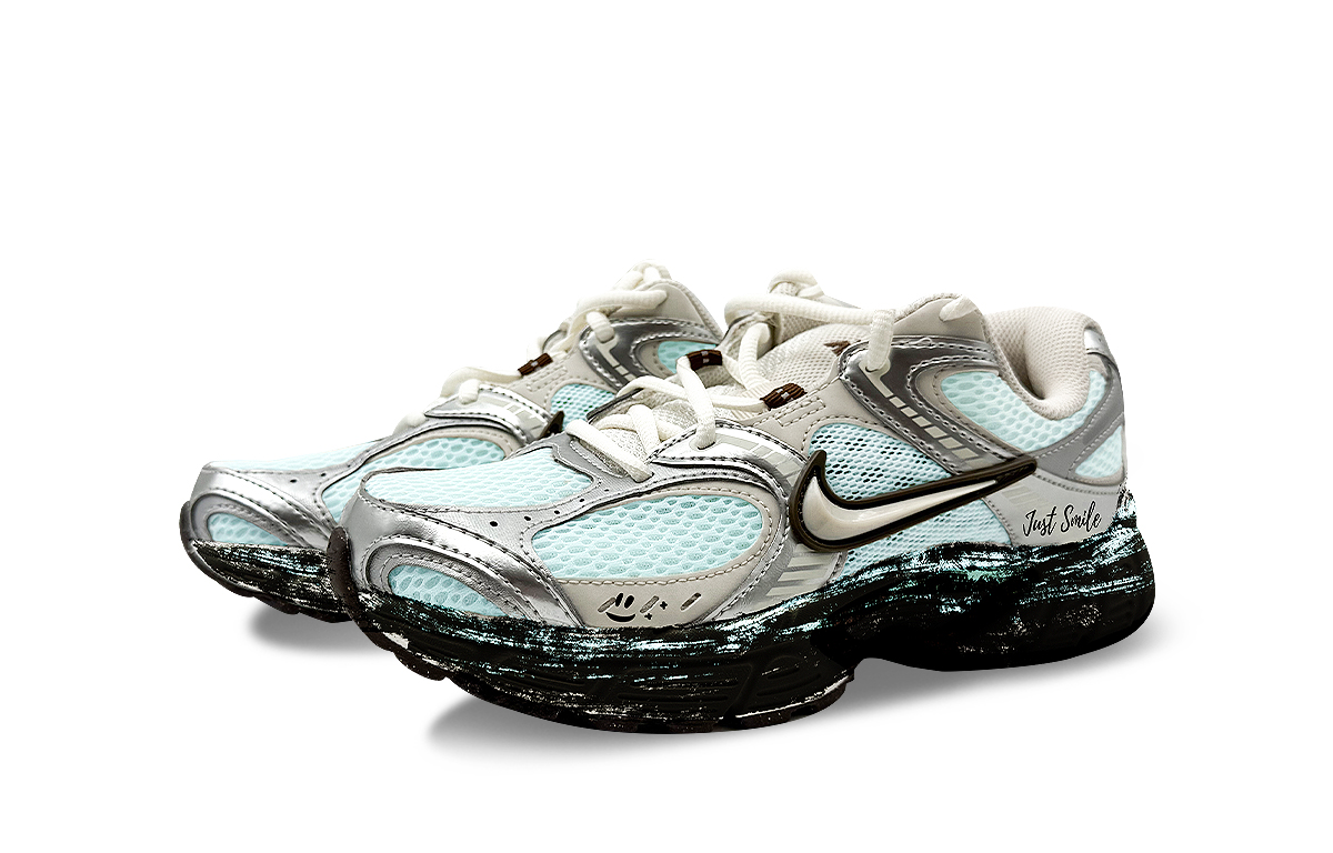 Nike V5 RNR Abrasion Resistant Low Top Running Shoes Unisex Gray Blue купить в интернет-магазине Yoocart с быстрой доставкой по России.