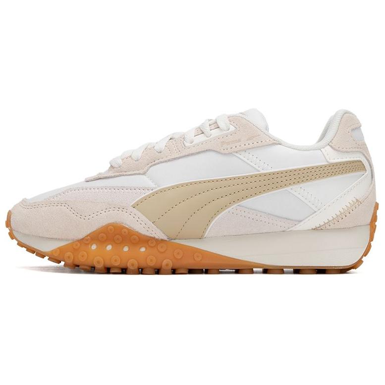 PUMA Blktop Rider Lightweight Low Top Casual Shoes Unisex White Brown