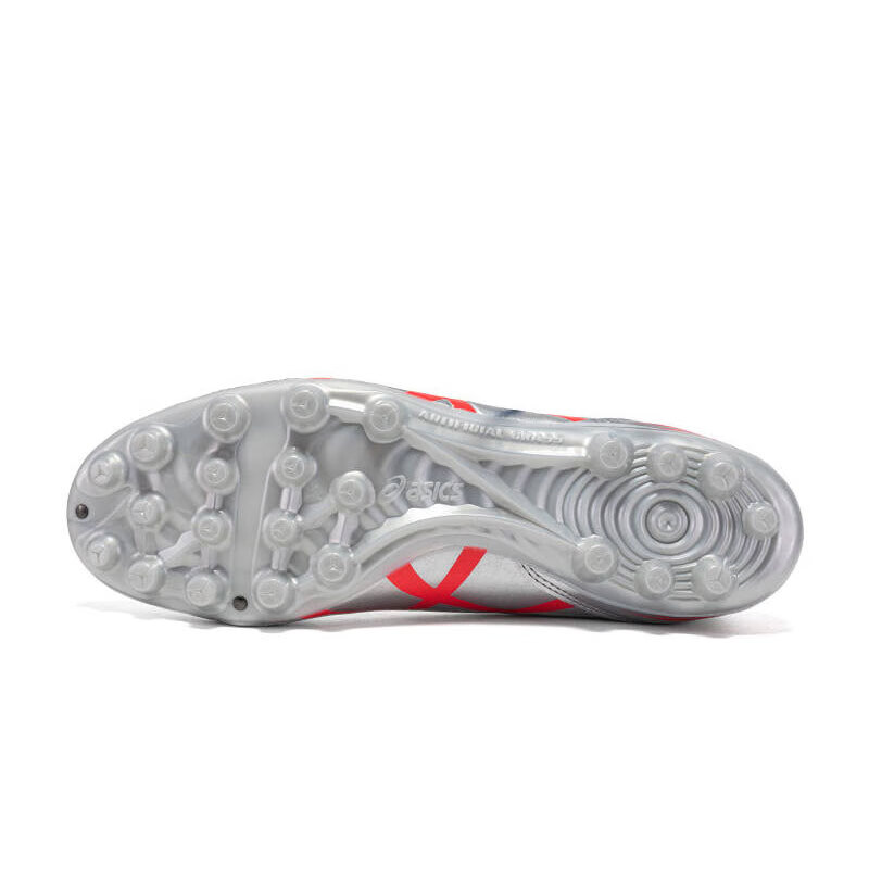Asics Ds Light Club AG Rubber Short Studs Artificial Ground Coverage Soccer Shoes Men's Silver Red купить в интернет-магазине Yoocart с быстрой доставкой по России.
