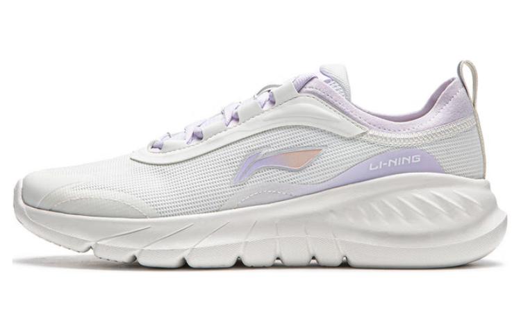 LiNing EasyFit Fle Low Top Casual Running Shoes Women's White Purple