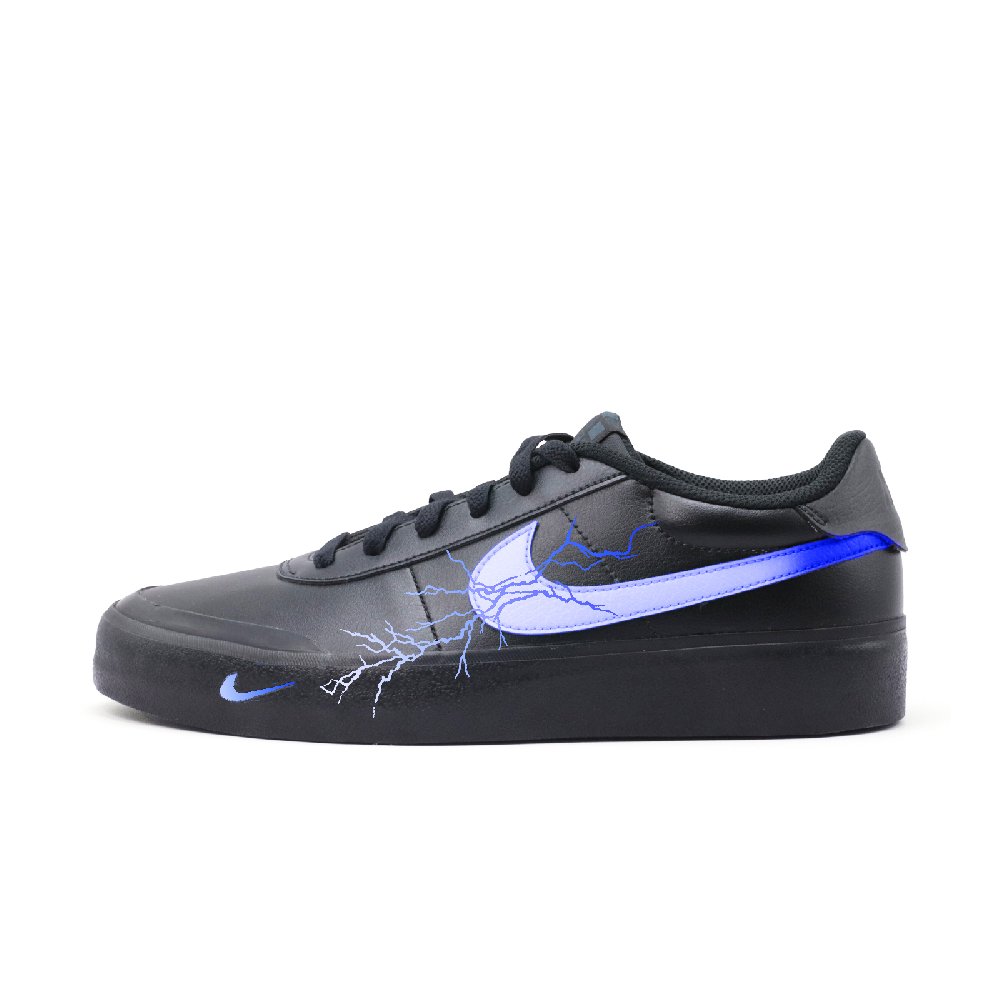 Nike Court Shot Lichao Abrasion Resistant Low Top Skateboard Shoes Men's Black