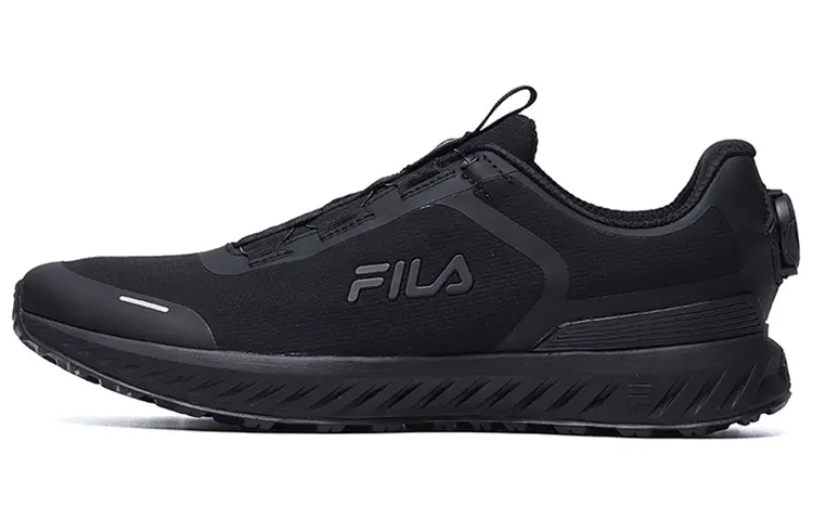 FILA Fence Low Top Casual Running Shoes Men's Black