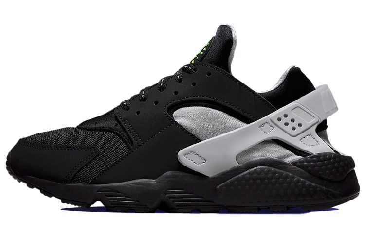 Nike Air Huarache Black Neon Green