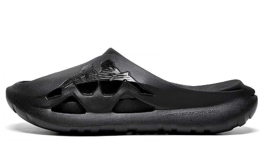 Kappa EVA Slip-Resistant Abrasion-Resistant Slide Slippers Unisex Black