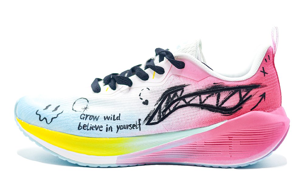 LINING Wuyue Running Shoes Men's Low top Pink