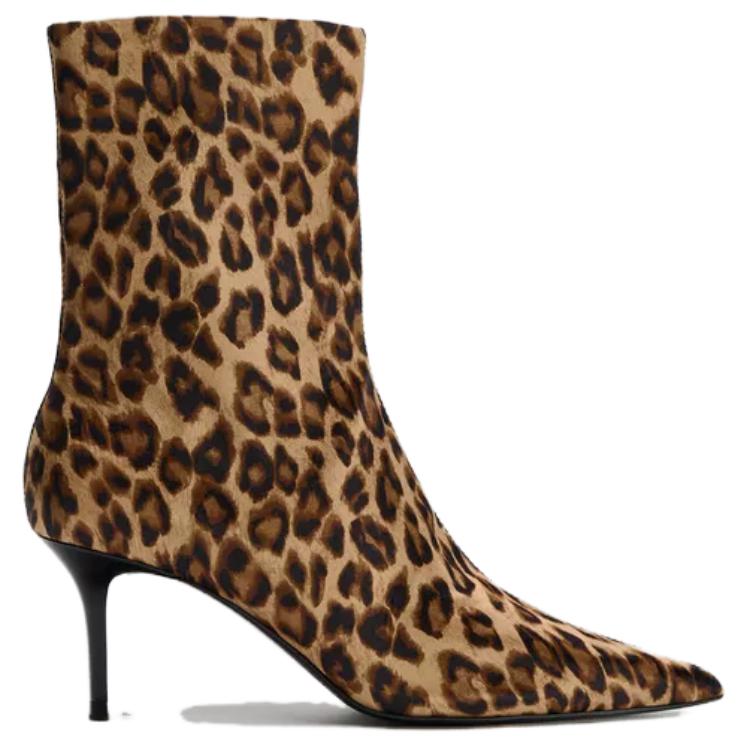 ZARA Ankle Boots Women's Leopard Print купить в интернет-магазине Yoocart с быстрой доставкой по России.