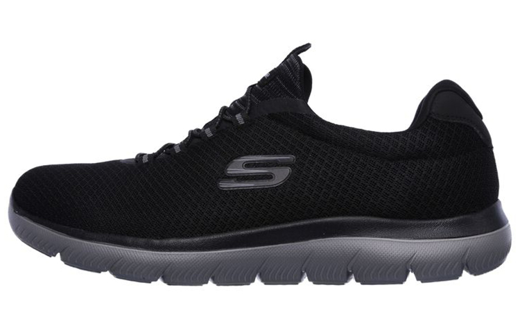 Skechers Summits Cushioning Anti-Slip And Wear-Resistant Low-Top Casual Shoes Men's Black