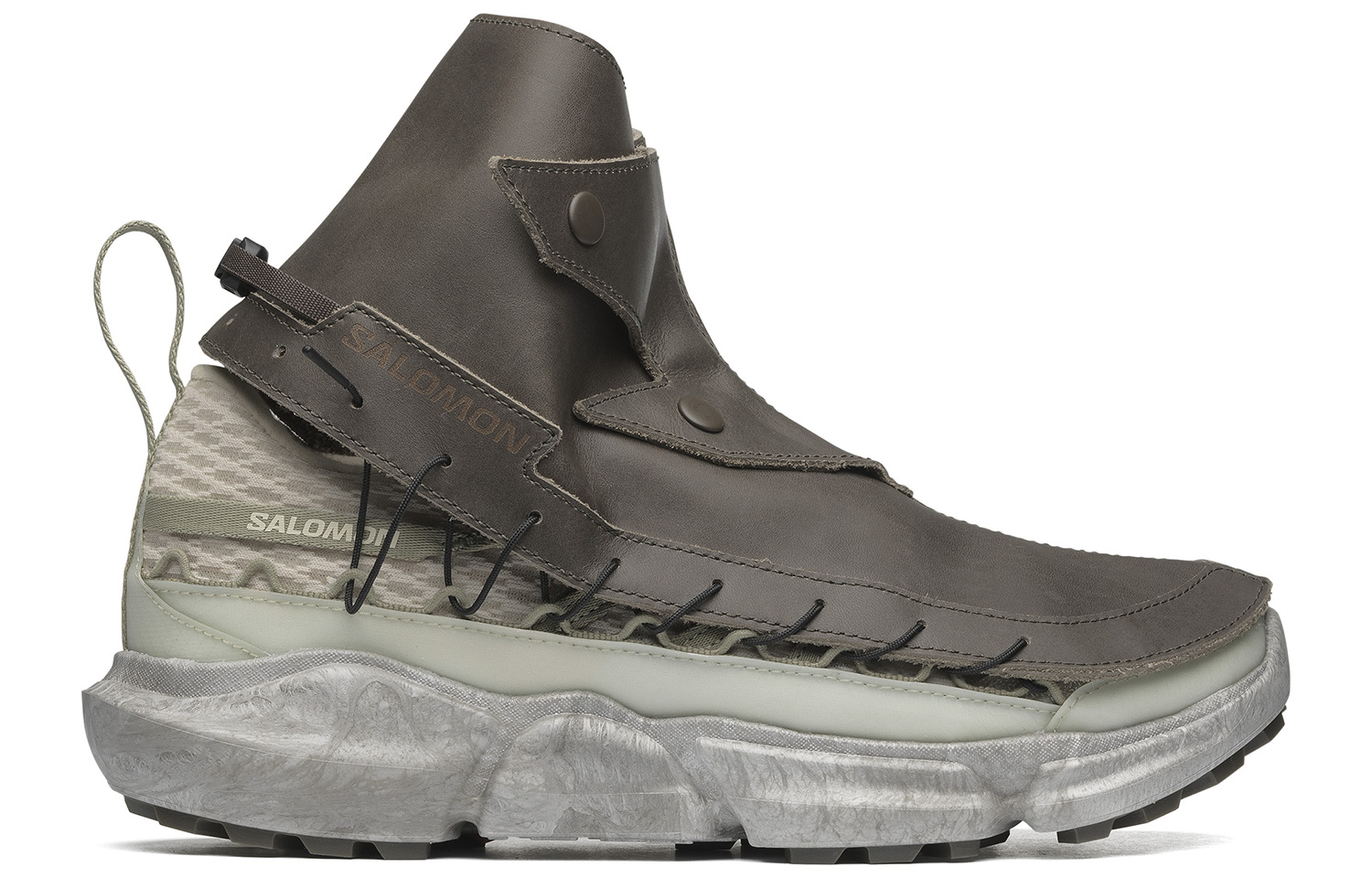 SALOMON Leather High top Sneakers купить в интернет-магазине Yoocart с быстрой доставкой по России.