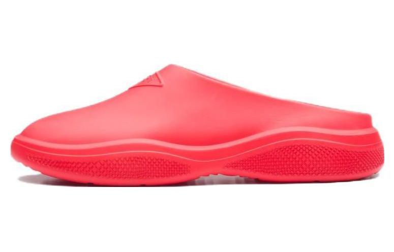 PRADA Foam Rubber Mule Red