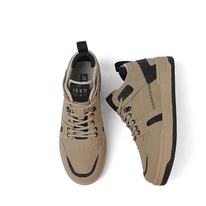 JEEP SPIRIT Low Top Skateboard Shoes Men's Tibetan Antelope купить в интернет-магазине Yoocart с быстрой доставкой по России.