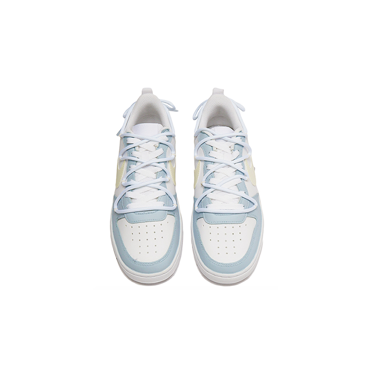 Nike Court Borough Skateboard Shoes Women's Low-Top White/Blue/Yellow купить в интернет-магазине Yoocart с быстрой доставкой по России.
