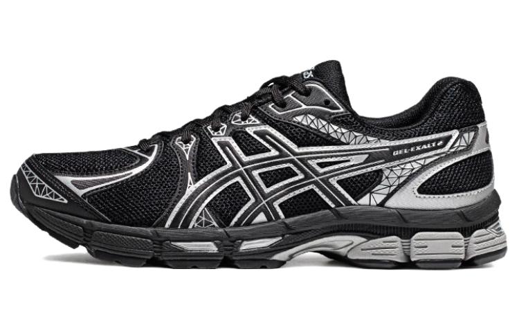 Asics Gel-Exalt 2 Low-Top Running Shoes Men's Black Silver