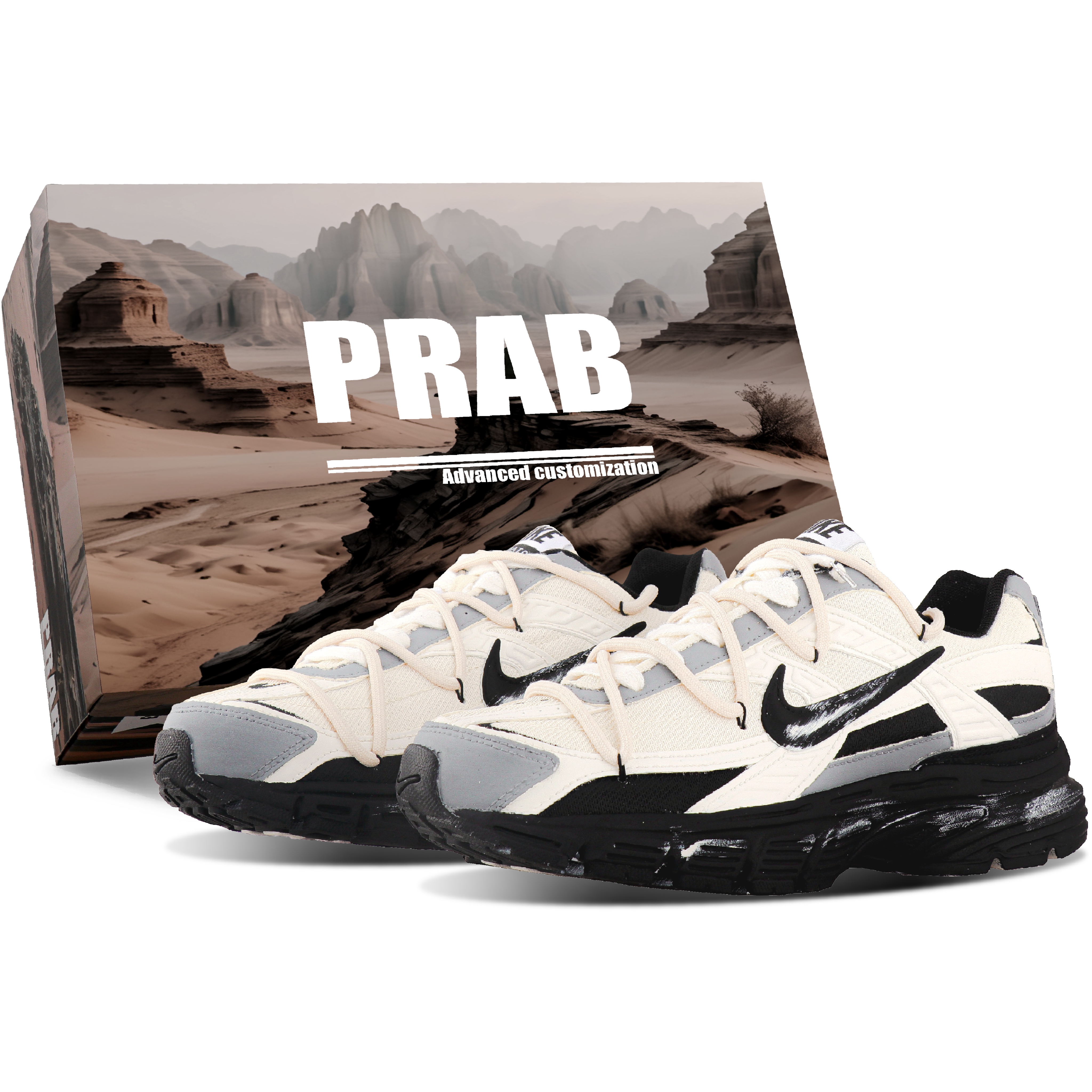 Nike Initiator Cushioning, Breathable, Supportive Low top Running Shoes Unisex Beige