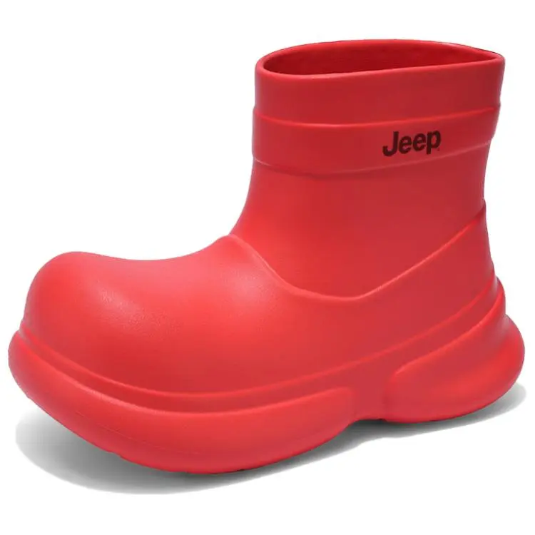 Jeep Rain Boots Women's Mid top Red