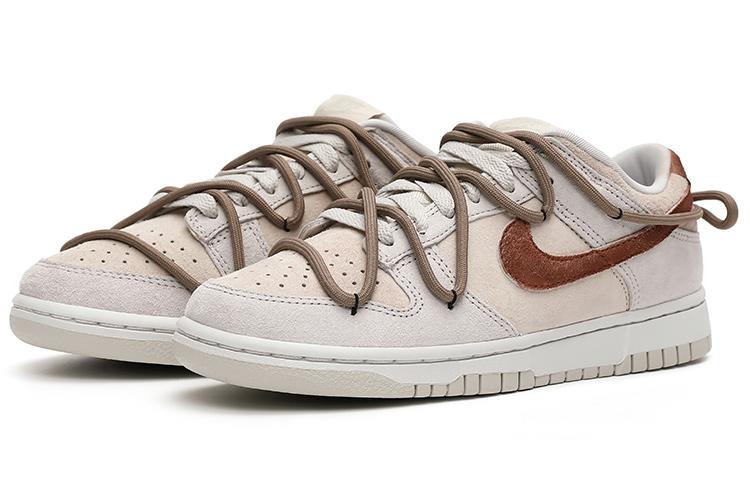 Nike Dunk Retro PRM'Vast Grey' Anti-Slip And Wear-Resistant Lightweight Low-Top Skateboard Shoes Women's Gray Brown купить в интернет-магазине Yoocart с быстрой доставкой по России.