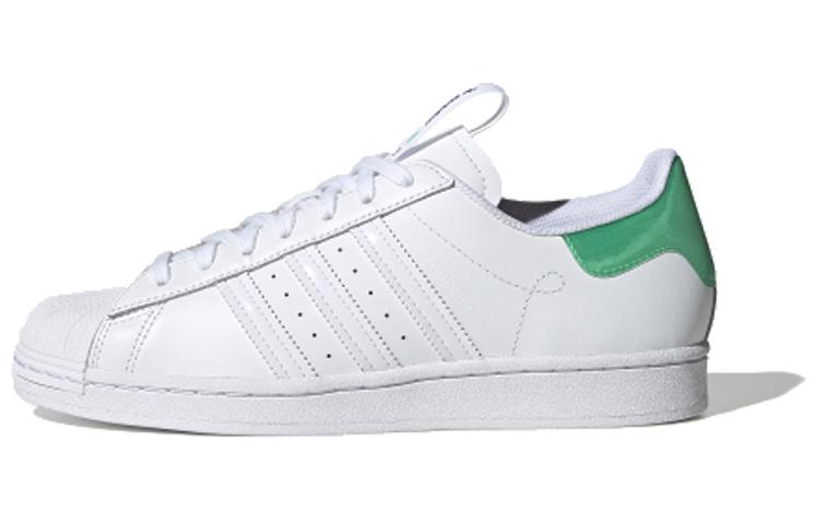 Adidas Originals Superstar Guangzhou Retro Low Top Casual Skate Shoes Unisex White Green