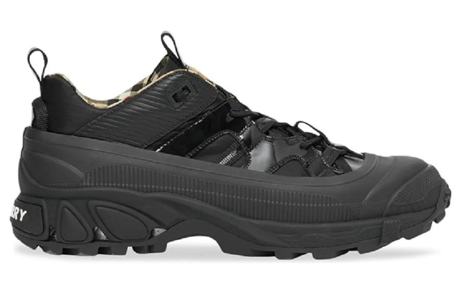 Burberry Arthur Low Top Sports Casual Shoes Men's Black