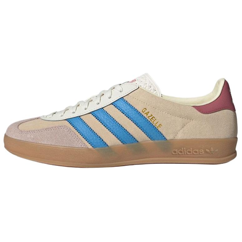 Adidas Originals GAZELLE INDOOR Anti Slip Wear Resistant Low Top Skateboard Shoes Unisex Brown