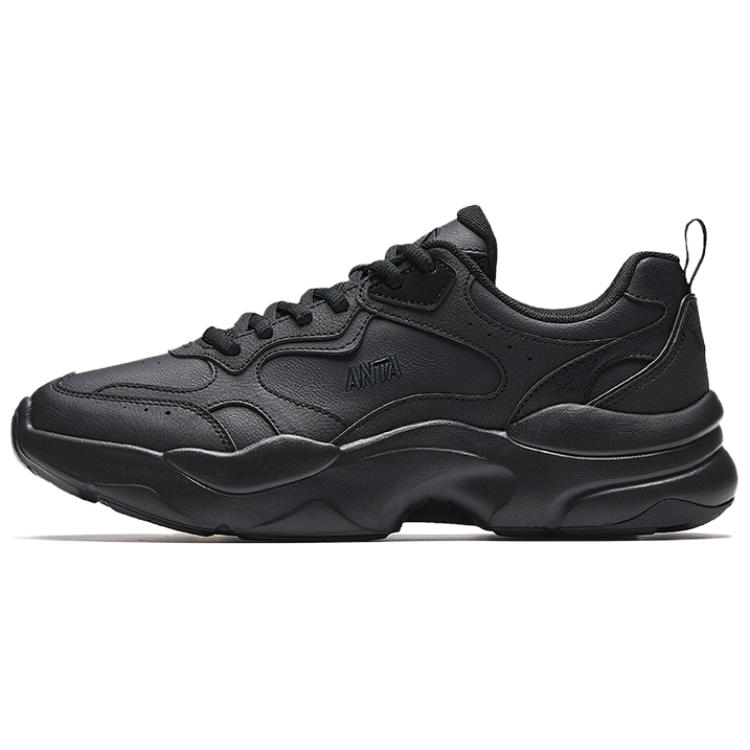 Anta Wear resistant And Waterproof Low Top Casual Shoes Men's Black