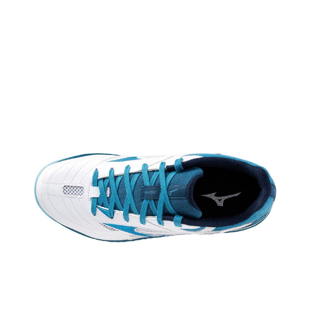 Mizuno Cushioning Anti-Slip And Wear-Resistant Low-Top Training Shoes Unisex White Blue