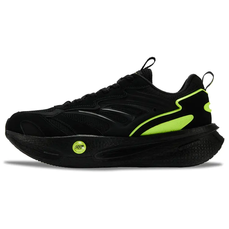 361° Abrasion Resistant Cushioning Breathable Low top Casual Shoes Men's Obsidian Black