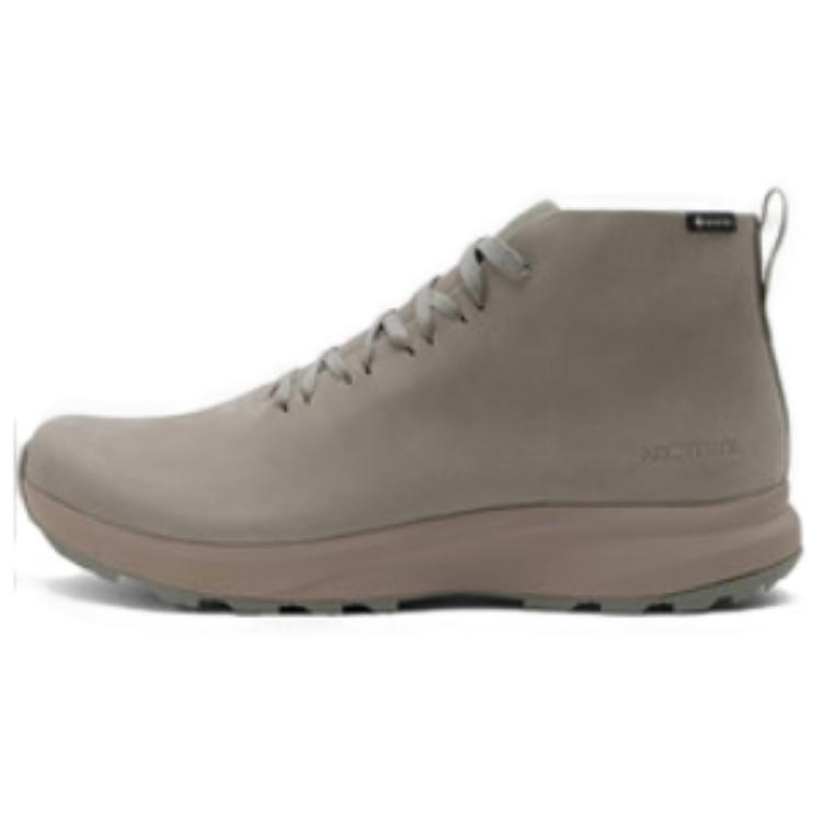 Arcteryx Solano LEATHER MERINO BOOT GTX Cushioned Wear-Resistant Water-Resistant High-Top Casual Shoes Unisex Gray