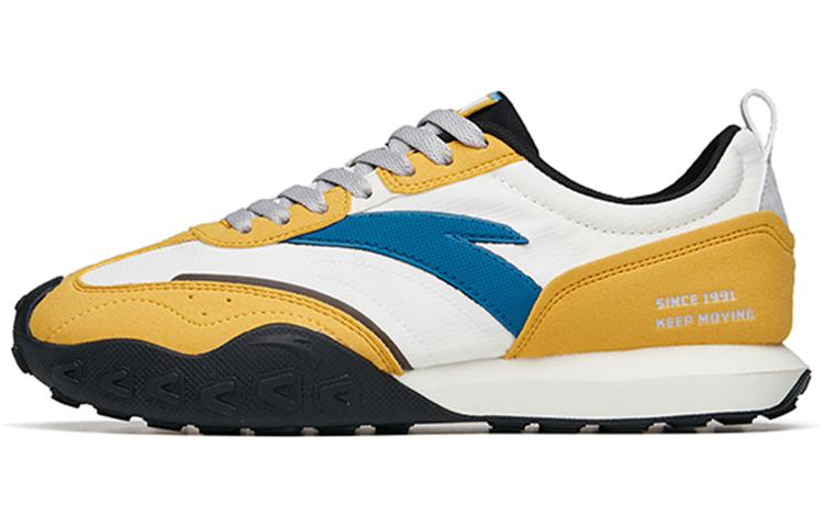 Anta HERITAGE Low top Sports Casual Shoes Men's White Yellow
