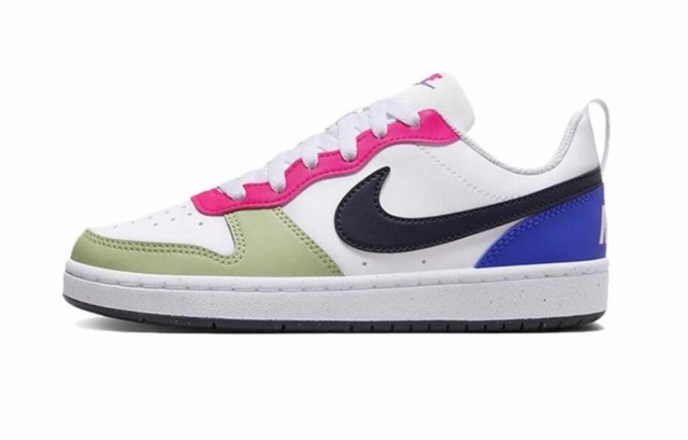 Nike Court Borough Low 2 Low Top Skateboard Shoes GS Black White Pink купить в интернет-магазине Yoocart с быстрой доставкой по России.
