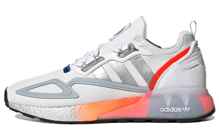 Adidas Originals Zx 2K Boost Cloud White Silver Metallic