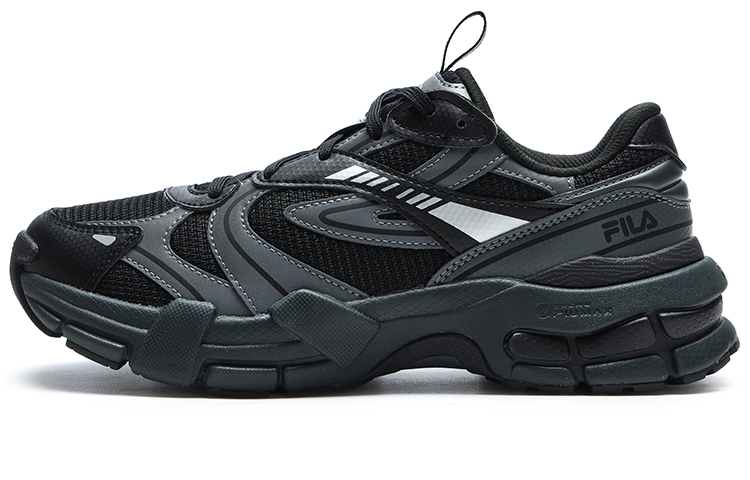 FILA DECODER Anti-Slip And Wear-Resistant Breathable Low-Top Casual Running Shoes Women's Black Gray