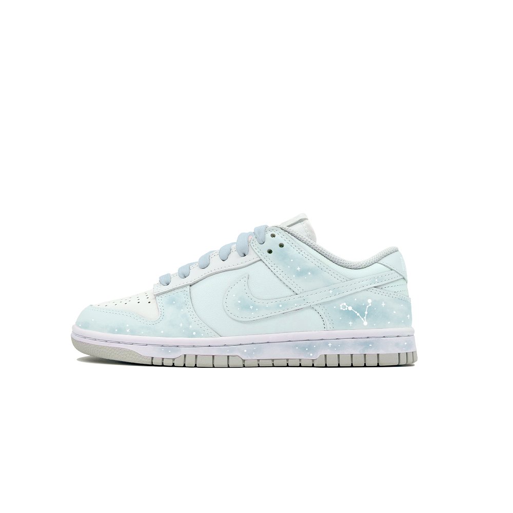 Nike Dunk Pisces Slip Resistant Low Top Skateboard Shoes Women's Light Green