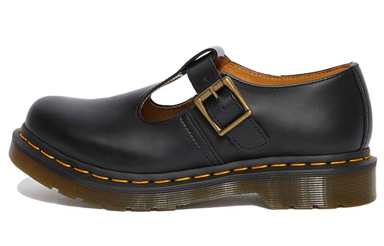 Dr. Martens Polley Smooth Leather Mary Janes Black Women's