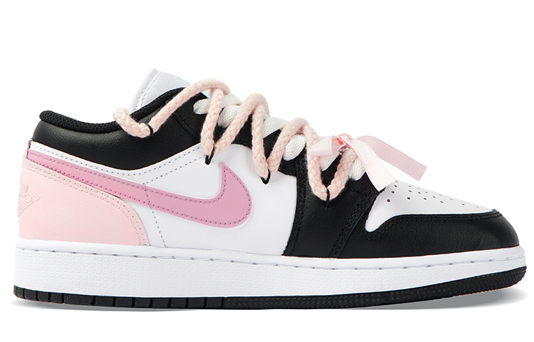 Jordan Air Jordan 1 Low Top Vintage Basketball Shoes Women's Black Pink купить в интернет-магазине Yoocart с быстрой доставкой по России.