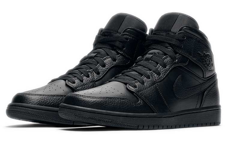 Air Jordan 1 Mid 'Triple Black' 2020 купить в интернет-магазине Yoocart с быстрой доставкой по России.