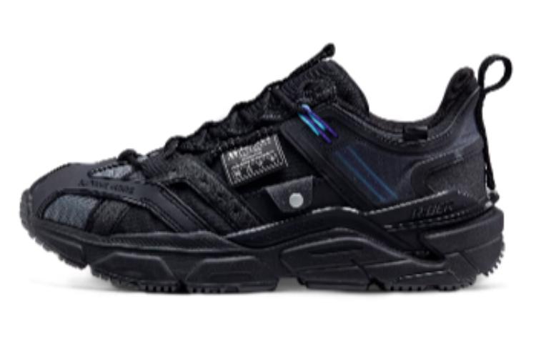 361° Cushioning Low-Top Casual Shoes Men's Black Gray Color