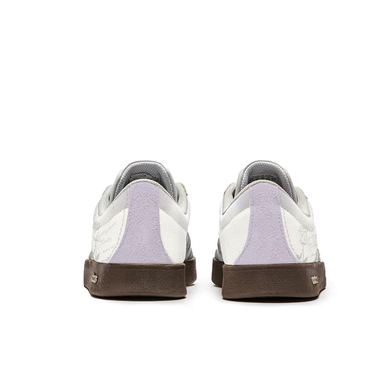 Adidas Neo VL Court 2.0 Wisteria Anti Slip Wear Resistant Low Top Skateboard Shoes Unisex Purple Brown купить в интернет-магазине Yoocart с быстрой доставкой по России.