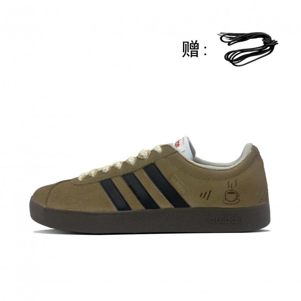 Adidas Neo X Casual Latte Anti-Slip Wear-Resistant Low-Top Skateboard Shoes Unisex Brown