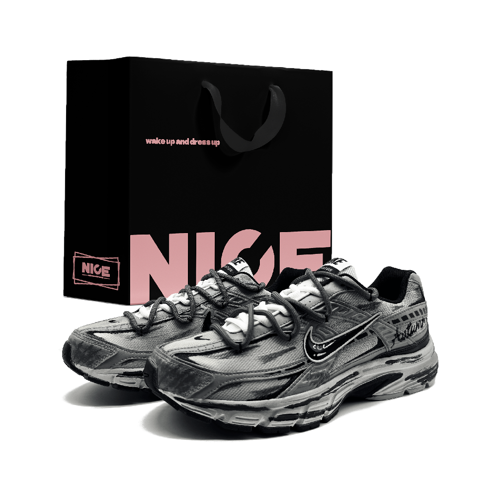 Nike Initiator Cushioning, Breathable, Supportive Low Top Casual City Commute Running Shoes Men's Shadow Gray