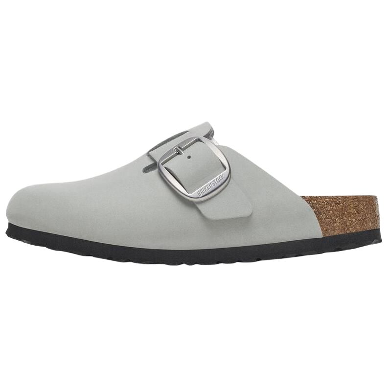 Birkenstock Boston Abrasion Resistant Closed Toe Slippers Unisex Gray