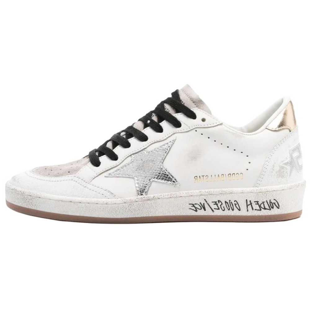 Golden Goose Ball Star Low Top Skateboard Shoes Women's White