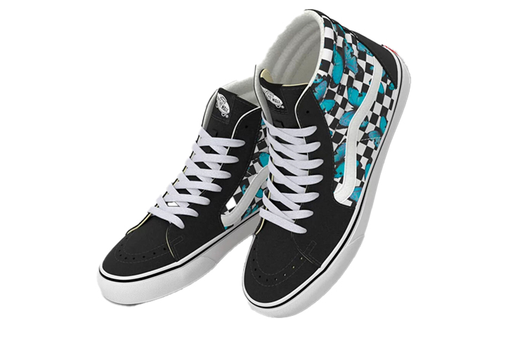 Sk8 Vans Hi 'Butterfly Checkerboard'