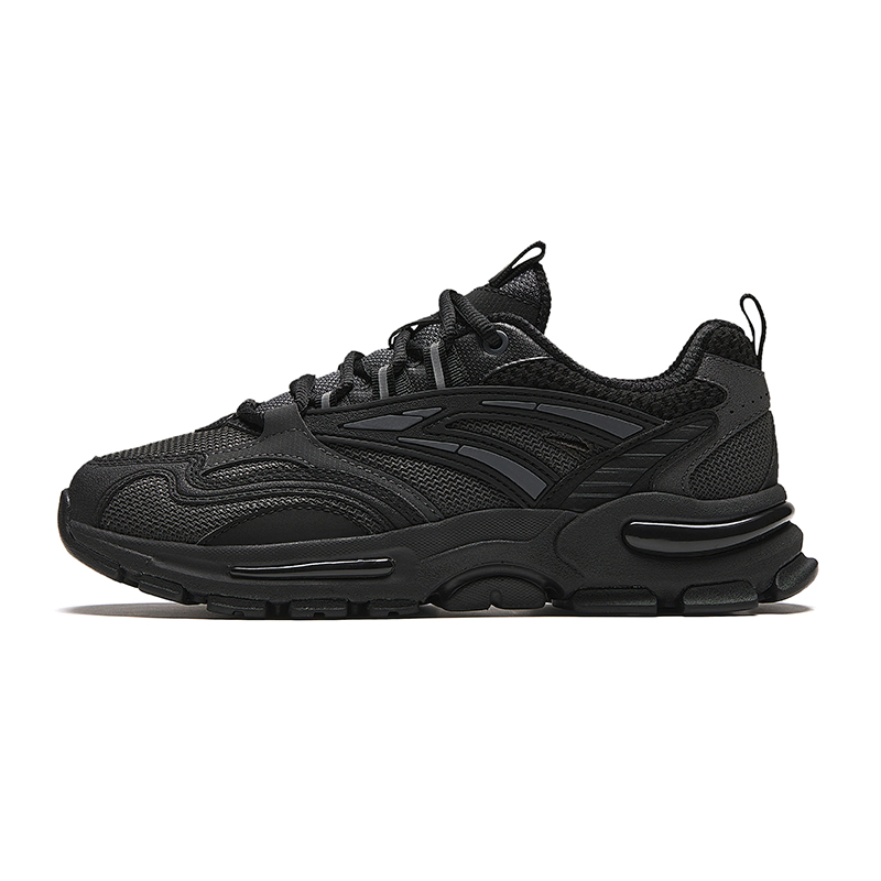 Anta Millennium Cushioning, Wear Resistant Low top Casual Shoes Women's Black Gray