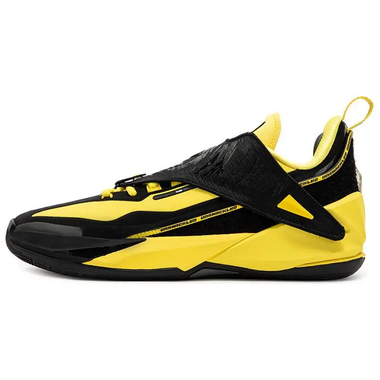 361° Toddler Generation Cushioning Wear-Resistant Low-Top Basketball Shoes Men's Yellow Black