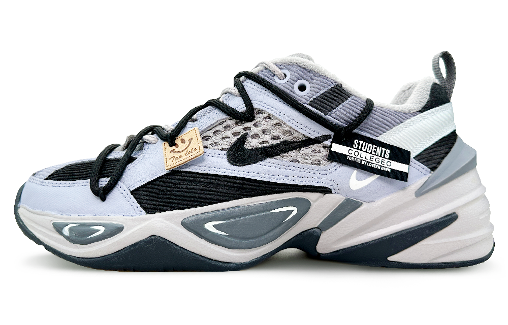 Nike M2K Tekno SP Superhero Player Cushioning, Wear Resistant Low Top Chunky Sneakers Unisex Gray Purple