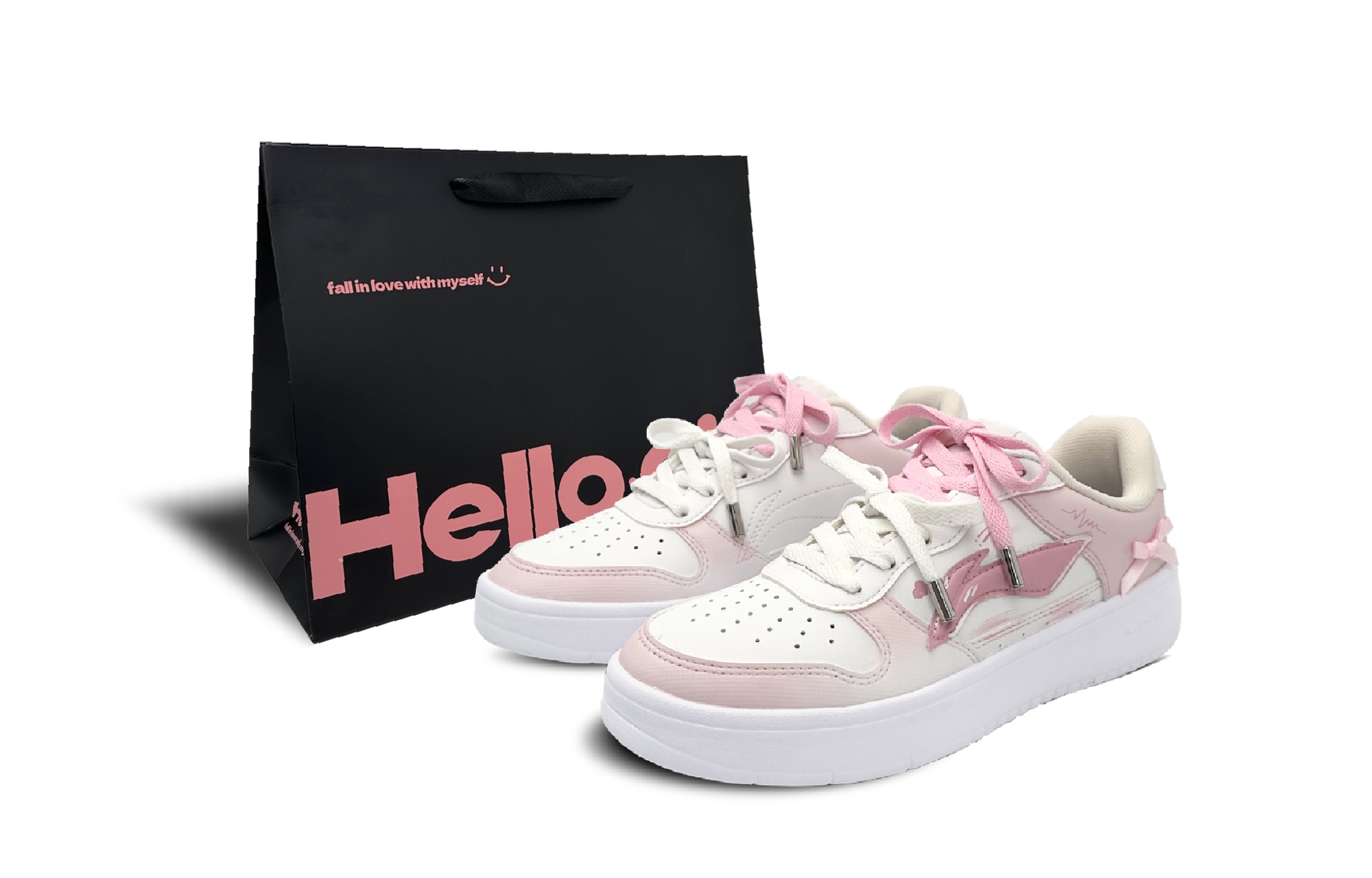 LiNing Pontoon Boats Slip Resistant, Lightweight, And Breathable Low top Skateboard Shoes Women's