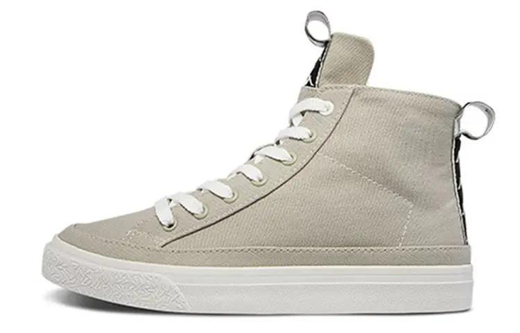 Kappa Skateboard Shoes Unisex High top Gray/White
