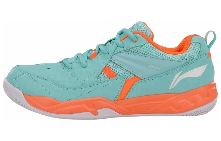 LiNing Koba Cushioning, Wear Resistant Low top Badminton Shoes Unisex Electric Blue