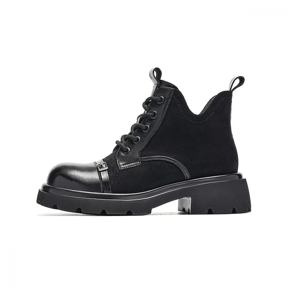 EBLAN Martin Boot Women's Black