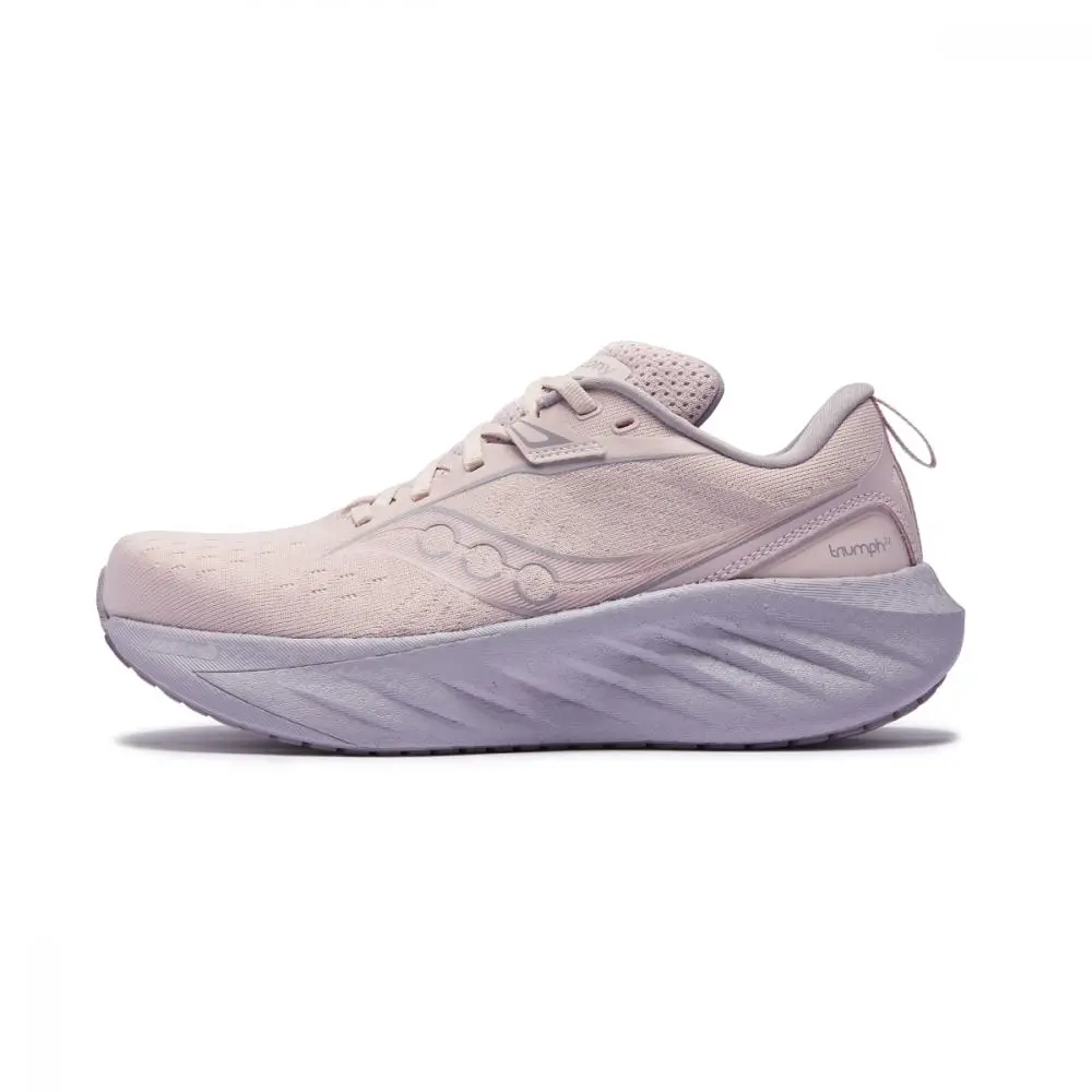 Saucony TRIUMPH 22 Anti Slip Wear Resistant Low Top Running Shoes Women's Purple